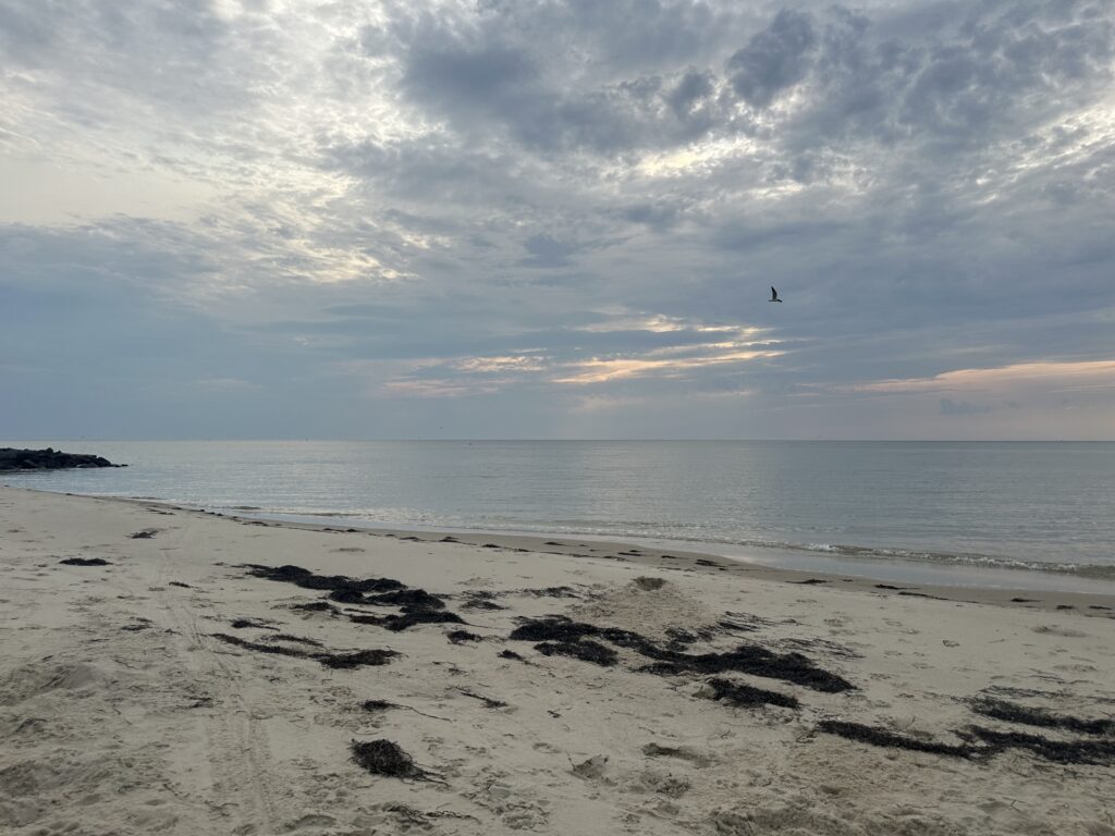 Cape Charles private beach with North